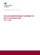 Annual epidemiological spotlight on HIV in the North East: 2017 data